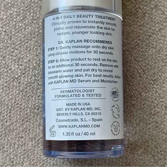 Face Scrub KAPLAN MD Beverly Hills Diamond 1 Minute Daily Facial 1.35 fl oz - Picture 4 of 10